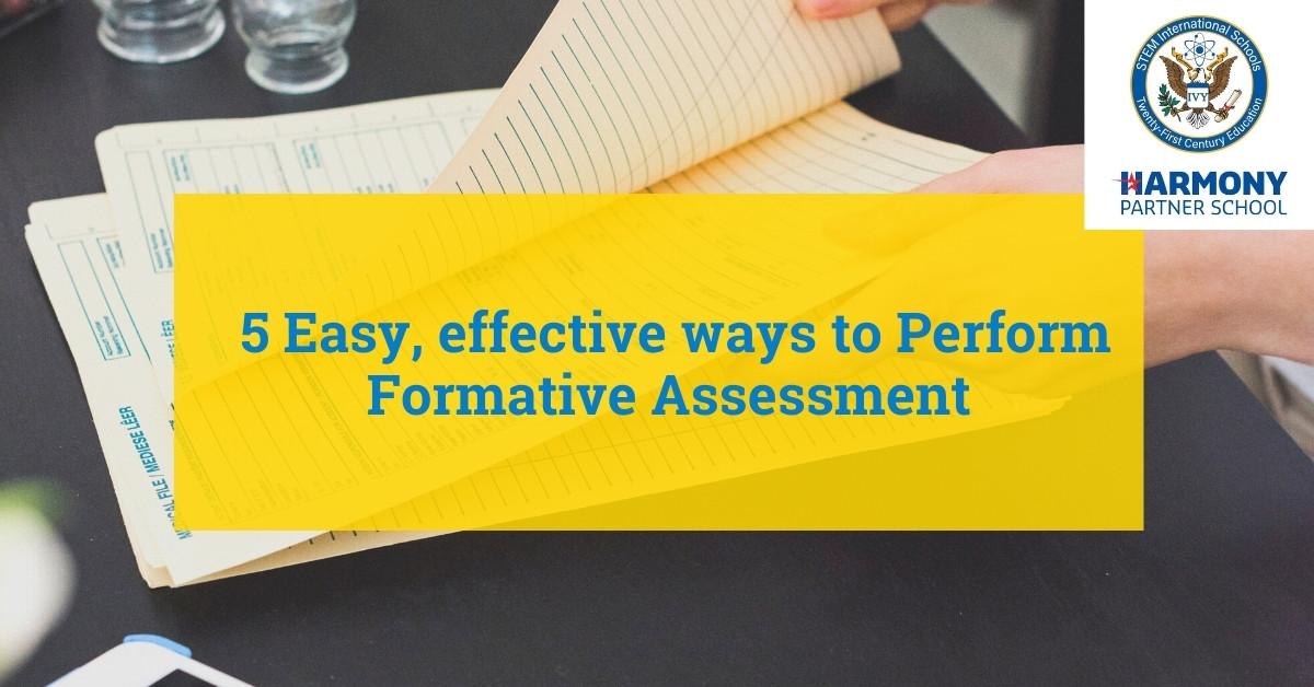 5 Easy, effective ways to Perform Formative Assessment